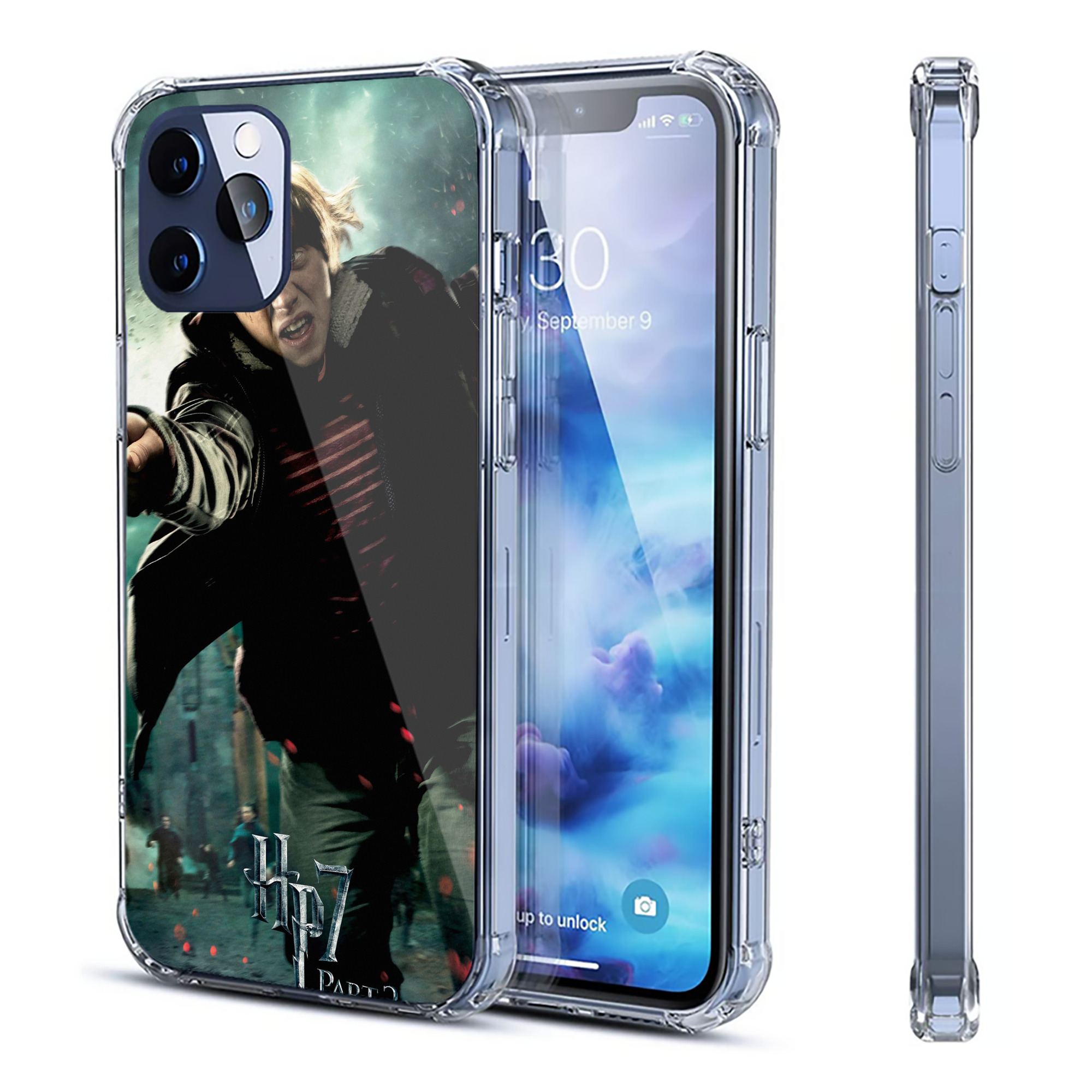 （画像用） Harry Potter ハリー・ポッターシリーズ 【iPhone 12シリーズ対応】透明スマホケース（クリアソフトケース）